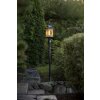 Konstsmide Milano path light black, 1-light source, Motion sensor