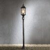 Konstsmide Milano path light black, 1-light source, Motion sensor