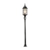 Konstsmide Milano path light black, 1-light source, Motion sensor