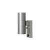 Konstsmide MODENA wall light stainless steel, 2-light sources, Motion sensor