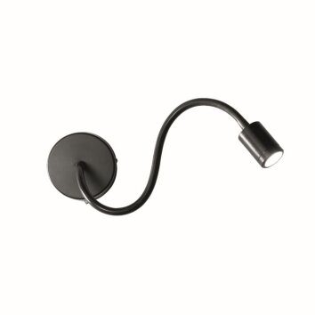 Ideal Lux FOCUS Wall Light LED black, 1-light source