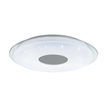 Eglo LANCIANO-Z Ceiling Light LED transparent, clear, white, 4-light sources, Colour changer