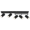 Globo ROBBY Ceiling Light black, 5-light sources