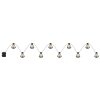 GLOBO rope lights LED black, 10-light sources