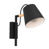 Eglo LACEY Wall Light brown, black, 1-light source
