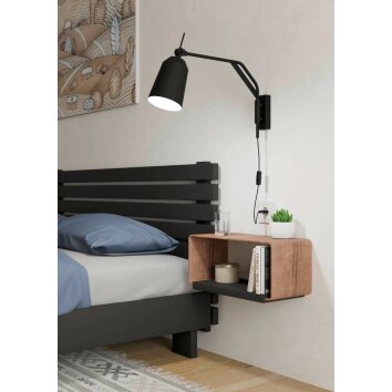 Eglo LORETO Ceiling Light black, white, 1-light source