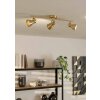Eglo SERAS Ceiling Light LED gold, brass, 3-light sources