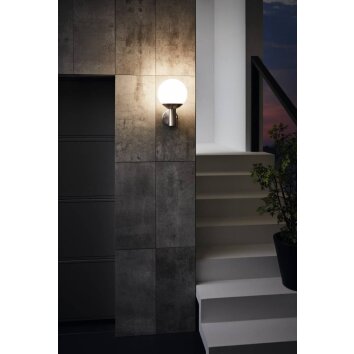 Eglo NISIA-Z Outdoor Wall Light LED stainless steel, 1-light source