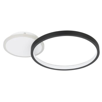 Eglo GAFARES Ceiling Light LED black, white, 1-light source