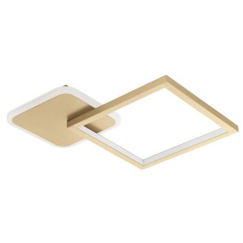 Eglo GAFARES Ceiling Light LED gold, white, 1-light source