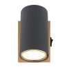 Globo ROBBY Wall Light black, 1-light source