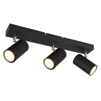 Globo ROBBY Ceiling Light black, 3-light sources