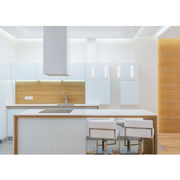 Globo ROBBY Pendant Light white, 4-light sources