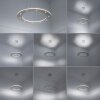 Paul Neuhaus PURE-COSMO Pendant Light LED aluminium, 17-light sources, Remote control