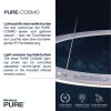 Paul Neuhaus PURE-COSMO Pendant Light LED aluminium, 25-light sources, Remote control