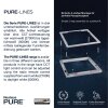 Paul Neuhaus PURE-LINES Ceiling Light LED aluminium, 1-light source, Remote control