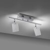 Paul Neuhaus PURE-MIRA Ceiling Light LED aluminium, 2-light sources, Remote control