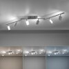 Paul Neuhaus PURE-MIRA Ceiling Light LED aluminium, 6-light sources, Remote control