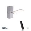Paul Neuhaus PURE-MIRA Wall Light LED aluminium, 1-light source, Remote control