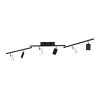 Paul Neuhaus PURE-MIRA Ceiling Light LED black, 6-light sources, Remote control