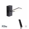Paul Neuhaus PURE-MIRA Wall Light LED black, 2-light sources, Remote control
