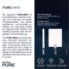 Paul Neuhaus PURE-MIRA Wall Light LED black, 2-light sources, Remote control
