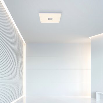 Paul Neuhaus PURE-NEO Ceiling Light LED aluminium, 5-light sources, Remote control