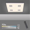 Paul Neuhaus PURE-NEO Ceiling Light LED aluminium, 4-light sources, Remote control
