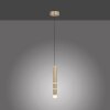 Paul Neuhaus PURE-VEGA Pendant Light LED brass, 3-light sources