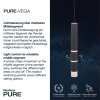 Paul Neuhaus PURE-VEGA Pendant Light LED black, 9-light sources