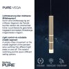 Paul Neuhaus PURE-VEGA Pendant Light LED brass, 9-light sources