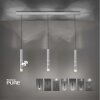 Paul Neuhaus PURE-VEGA Pendant Light LED aluminium, 3-light sources