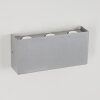 MORENOS Outdoor Wall Light LED silver, white, 6-light sources