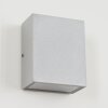 CASMILO Outdoor Wall Light LED silver, 2-light sources