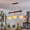 PERDIGUEIRA Pendant Light Ecru, black, 3-light sources