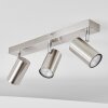 JAVEL Ceiling Light chrome, matt nickel, 3-light sources