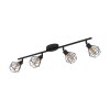 EGLO ZAPATA ceiling spotlight LED black, 4-light sources