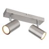 Globo ROBBY Ceiling Light matt nickel, 2-light sources