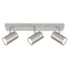 Globo ROBBY Ceiling Light matt nickel, 3-light sources