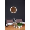 Luce Design MOON Wall Light LED brown, Wood like finish, black, 1-light source