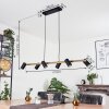 ZUOZ Pendant Light brass, black, 6-light sources