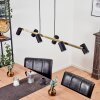 ZUOZ Pendant Light brass, black, 6-light sources