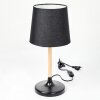 FRECHEIRO Table lamp Ecru, black, 1-light source