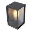Lucide CAGE Outdoor Wall Light LED anthracite, 1-light source