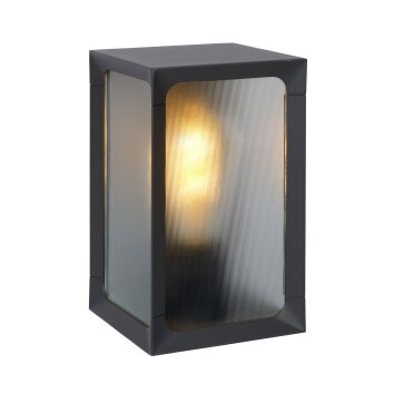 Lucide CAGE Outdoor Wall Light LED anthracite, 1-light source