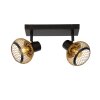 Lucide LUCAS Ceiling Light black, 2-light sources