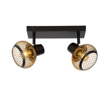 Lucide LUCAS Ceiling Light black, 2-light sources