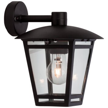 Brilliant SHERMIE Outdoor Wall Light black, 1-light source