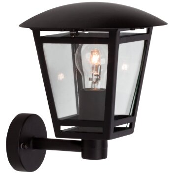 Brilliant SHERMIE Outdoor Wall Light black, 1-light source