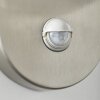 Brilliant GIFFY Outdoor Wall Light silver, 1-light source, Motion sensor